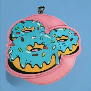 Disney Parks Eats Snacks Donut Bag Charm Packable Tote